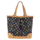 LOUIS VUITTON Multicolor Shirley MM Tote Bag Black M93213 LV Auth 186256SAV-3