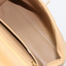CHANEL Matelasse Hand Bag Caviar Skin Beige Gold CC Auth 186257V-10