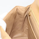 CHANEL Matelasse Hand Bag Caviar Skin Beige Gold CC Auth 186257V-23