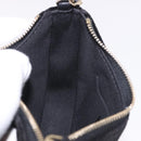 CHANEL Matelasse Chain Shoulder Bag Velor Black Gold CC Auth 186258SM-20