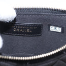 CHANEL Matelasse Chain Shoulder Bag Velor Black Gold CC Auth 186258SM-12