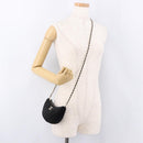 CHANEL Matelasse Chain Shoulder Bag Velor Black Gold CC Auth 186258SM-22