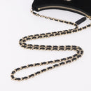 CHANEL Matelasse Chain Shoulder Bag Velor Black Gold CC Auth 186258SM-7