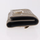 Christian Dior Diorama Portemonnee Leer Champagne Goud Auth 186259M-3