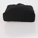 PRADA Hand Bag Nylon 2 Set Black Yellow Auth 186260-7