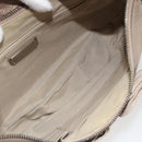 Salvatore Ferragamo Vala Shoulder Bag Leather Champagne Gold Gold Auth 186269A-11
