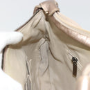 Salvatore Ferragamo Vala Shoulder Bag Leather Champagne Gold Gold Auth 186269A-20