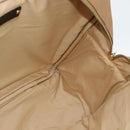 BOTTEGA VENETA Boston Bag PVC Canvas Beige Gold Auth 186272A-18