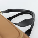 BOTTEGA VENETA Boston Bag PVC Canvas Beige Gold Auth 186272A-8