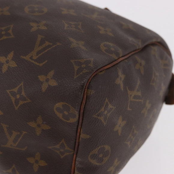 LOUIS VUITTON Monogram Speedy 25 Hand Bag M41528 LV Auth 186274
