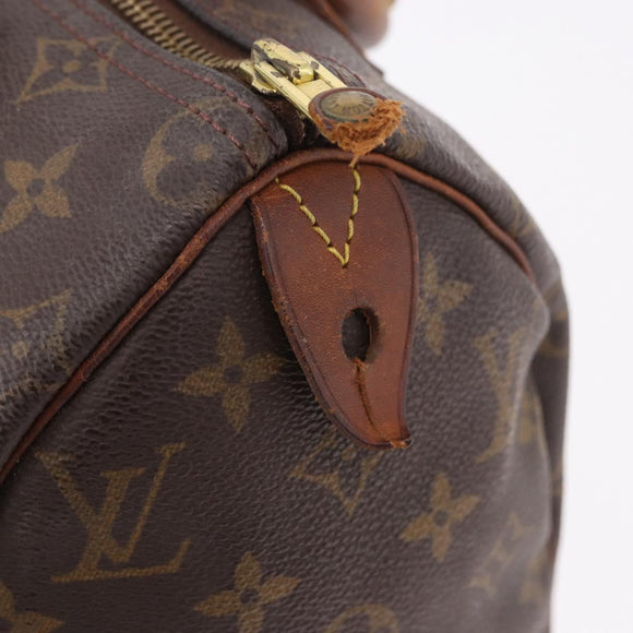 LOUIS VUITTON Monogram Speedy 25 Hand Bag M41528 LV Auth 186274