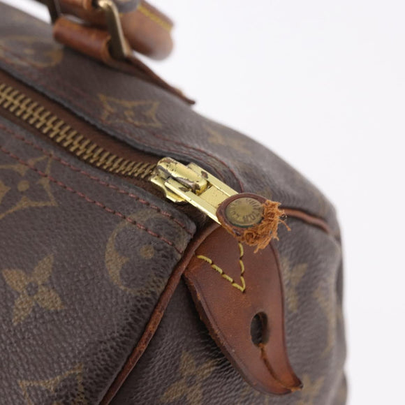 LOUIS VUITTON Monogram Speedy 25 Hand Bag M41528 LV Auth 186274