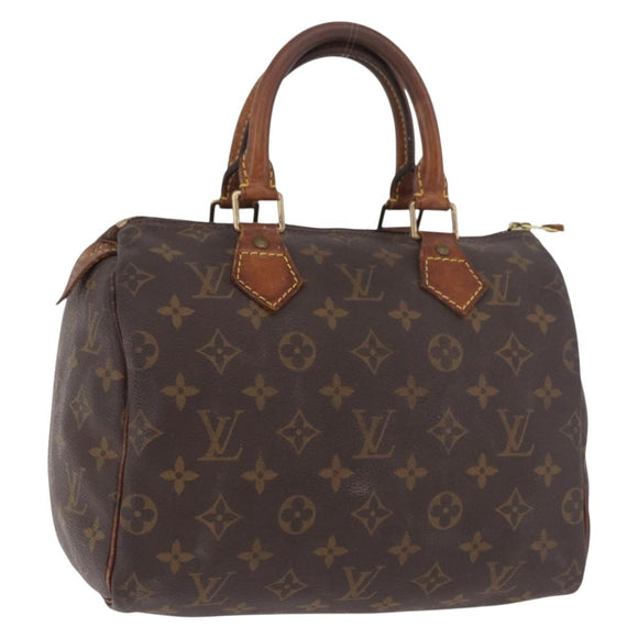 LOUIS VUITTON Monogram Speedy 25 Hand Bag M41528 LV Auth 186274