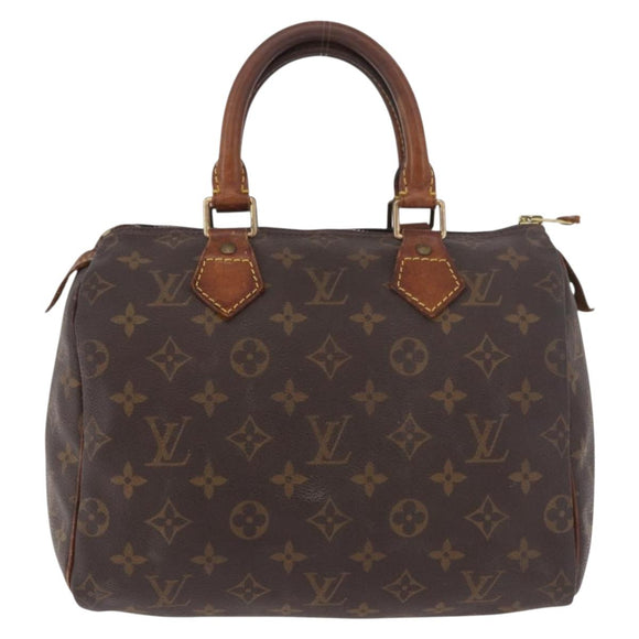 LOUIS VUITTON Monogram Speedy 25 Hand Bag M41528 LV Auth 186274