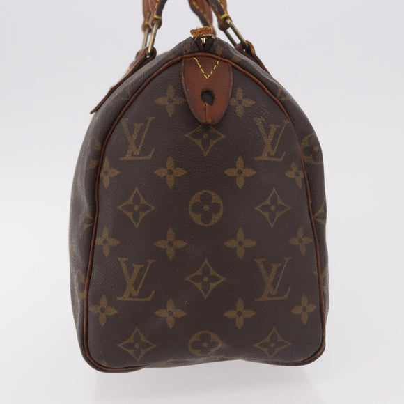 LOUIS VUITTON Monogram Speedy 25 Hand Bag M41528 LV Auth 186274