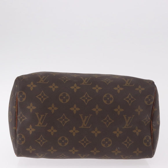 LOUIS VUITTON Monogram Speedy 25 Hand Bag M41528 LV Auth 186274