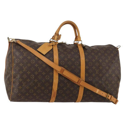LOUIS VUITTON Monogram Keepall Bandouliere 60 Boston Bag M41412 LV Auth 186276A