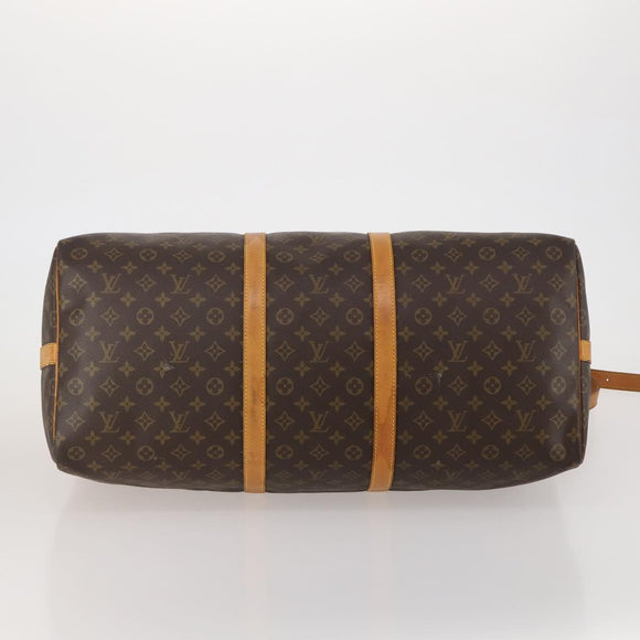 LOUIS VUITTON Monogram Keepall Bandouliere 60 Boston Tas M41412 LV Auth 186276A