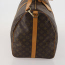 LOUIS VUITTON Monogram Keepall Bandouliere 60 Boston Bag M41412 LV Auth 186276A-5
