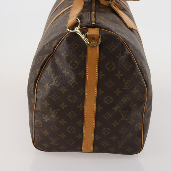 LOUIS VUITTON Monogram Keepall Bandouliere 60 Boston Bag M41412 LV Auth 186276A