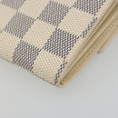 LOUIS VUITTON Damier Azur Portefeuille Sarah Long Wallet N61735 LV Auth 186278V-15