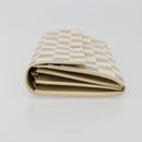 LOUIS VUITTON Damier Azur Portefeuille Sarah Long Wallet N61735 LV Auth 186278V-4