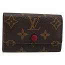 LOUIS VUITTON Monogram Multicles 6 Key Case Fuchsia M60701 LV Auth 186280V-1