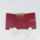 LOUIS VUITTON Monogram Multicles 6 Key Case Fuchsia M60701 LV Auth 186280V-9