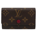 LOUIS VUITTON Monogram Multicles 6 Key Case Fuchsia M60701 LV Auth 186280V-13