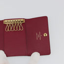 LOUIS VUITTON Monogram Multicles 6 Key Case Fuchsia M60701 LV Auth 186281V-20