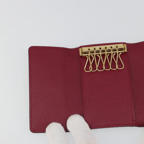 LOUIS VUITTON Monogram Multicles 6 Key Case Fuchsia M60701 LV Auth 186281V
