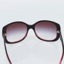 CHANEL COCO Mark Sunglasses Plastic Red CC Auth 186282M-9