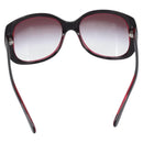 CHANEL COCO Mark Sunglasses Plastic Red CC Auth 186282M-2