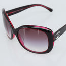 CHANEL COCO Mark Sunglasses Plastic Red CC Auth 186282M-8