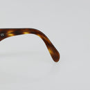 CHANEL COCO Mark Sunglasses plastic Brown CC Auth 186283-10