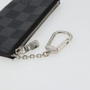 LOUIS VUITTON Damier Graphite Pochette Cles Coin Purse N61235 LV Auth 186286V-17