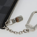 LOUIS VUITTON Damier Graphite Pochette Cles Coin Purse N61235 LV Auth 186286V-18