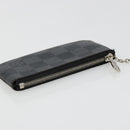 LOUIS VUITTON Damier Graphite Pochette Cles Coin Purse N61235 LV Auth 186286V-5
