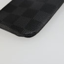 LOUIS VUITTON Damier Graphite Pochette Cles Coin Purse N61235 LV Auth 186286V-14