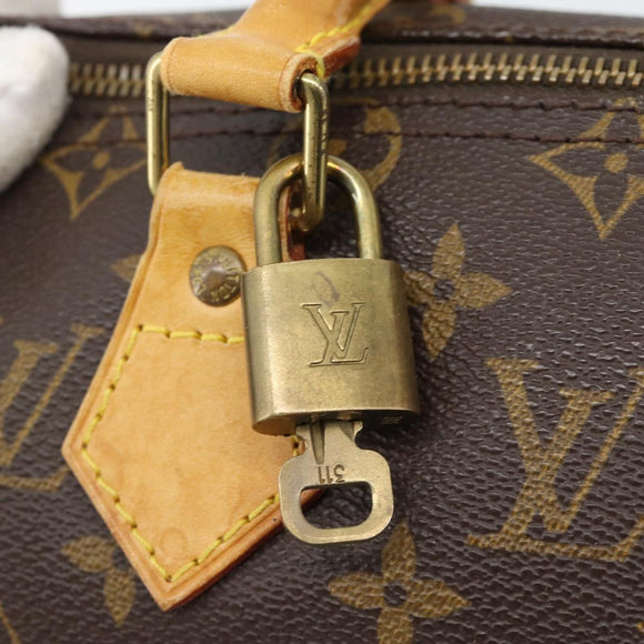 LOUIS VUITTON Monogram Speedy 25 Hand Bag M41528 LV Auth 186287A