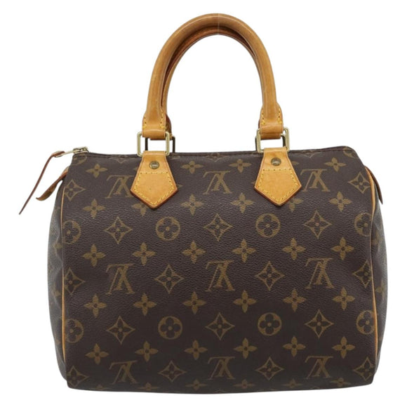 LOUIS VUITTON Monogram Speedy 25 Hand Bag M41528 LV Auth 186287A