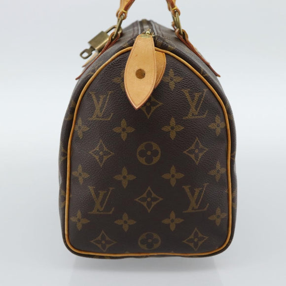 LOUIS VUITTON Monogram Speedy 25 Hand Bag M41528 LV Auth 186287A