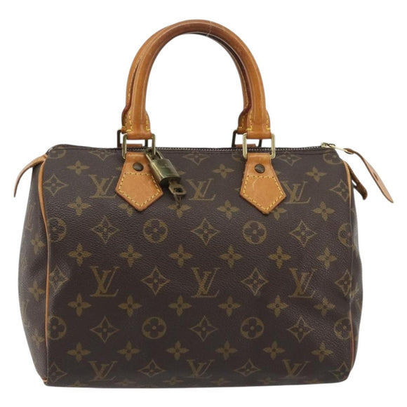 LOUIS VUITTON Monogram Speedy 25 Hand Bag M41528 LV Auth 186288A