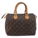 LOUIS VUITTON Monogram Speedy 25 Hand Bag M41528 LV Auth 186288A-2