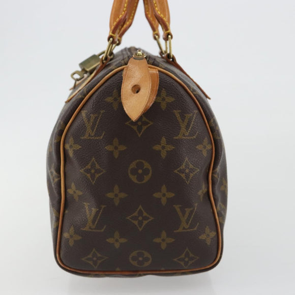 LOUIS VUITTON Monogram Speedy 25 Hand Bag M41528 LV Auth 186288A
