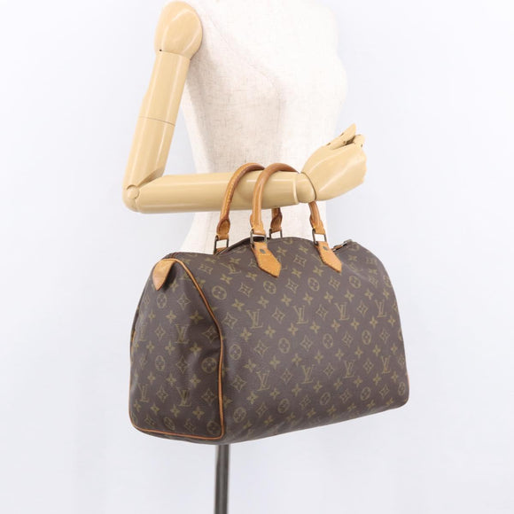 LOUIS VUITTON Monogram Speedy 40 Hand Bag M41522 LV Auth 186291