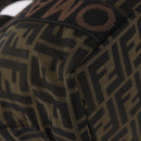 FENDI Zucca Canvas Hand Bag Black Brown Auth 186292A-15