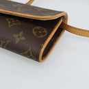 LOUIS VUITTON Monogram Pochette Twin PM Shoulder Bag M51854 LV Auth 186295V-14