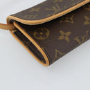 LOUIS VUITTON Monogram Pochette Twin PM Shoulder Bag M51854 LV Auth 186295V-15