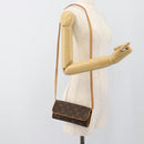 LOUIS VUITTON Monogram Pochette Twin PM Shoulder Bag M51854 LV Auth 186295V-21